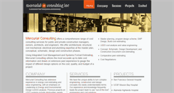 Desktop Screenshot of mercurial-consulting.com